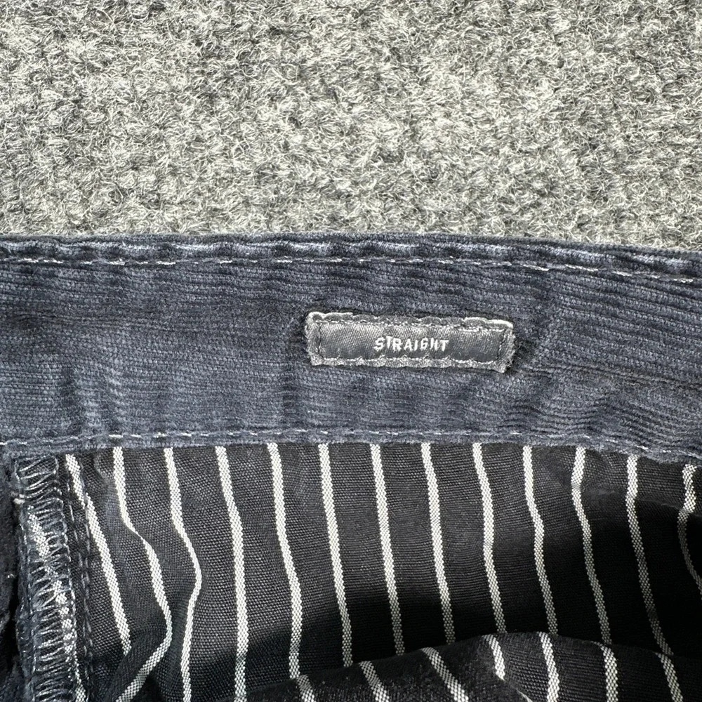 Bonobos Corduroy Pants Men's 30x30 Black Straight Stretch‎ Outdoor Casual Chino